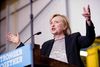 Hillary Clinton udbygger sin føring frem mod efterårets præsidentvalg i USA. Foto: Andrew Harnik/AP