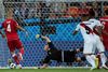 Målvogter Kasper Schmeichel var ifølge Instat-rapporten ikke blot Danmarks men banens bedste spiller i kampen. Foto: Liselotte Sabroe/Scanpix