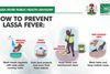Det nigerianske center for sygdomskontrok har udsendt retningslinjer til folket om, hvordan man forebygger smitte med lassafeber. Billede: NCDC