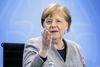 Bundeskanzlerin Angela Merkel, CDU, gibt nach einer Videokonferenz des Bundesregierung mit den Ministerpraesidenten, im Zusammenhang mit dem Coronavirus, eine Presseunterrichtung. Berlin, 15.04.2020 Berlin Deutschland *** Chancellor Angela Merkel, CDU, gives a press briefing after a video conference of the Federal Government with the State Premiers, in connection with the corona virus Berlin, 15 04 2020 Berlin Germany Copyright: xThomasxImo/photothek. netx. (Foto: Thomas Imo/photothek. net via www.imago-images.de/Ritzau Scanpix)