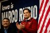 Marco Rubio er den af de amerikanske præsidentkandidater, der er blevet brugt flest penge på i den lille stat Iowa i ugerne op til, at statens vælgere som de første skal stemme om de to store partiers kandidatur.