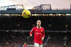 Et hårdt indlæg fra Christian Eriksen landede i panden på Marcus Rashford, der stangede United til sejr.