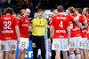 Danmark har vundet seks af syv kampe ved EM. Holdet spiller semifinale fredag aften. Foto: Jens Dresling