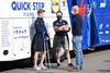 Remco Evenepoel (tv.) er skadet og kan ikke køre Giro d'Italia. Det har banet vejen for Mikkel Honoré. Foto: Dirk Waem/Ritzau Scanpix