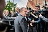 Lars Løkke Rasmussen som kongelig undersøger ved lørdagens forhandlinger på Christiansborg. Forhandlingerne ventes at fortsætte i dag, søndag.