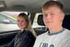 Maja Winkiel og Kasper Dahl Jensen kører ofte sammen, når de skal fra deres hjemby til gymnasiet i Vejle. Foto: Kristian Elvstrøm Ipsen
