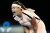 Aryna Sabalenka fanget i endnu et larmende udbrud under Australian Open 2018. Foto: Edgar Su/Reuters
