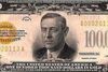 I 1929 dukkede Woodrow Wilsons kontrafej op på 100.000 dollars-sedler, som blev brugt til at overføre penge mellem den amerikanske nationalbanks afdelinger.
