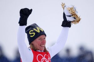 Sandra Näslund bragte med sit guld i skicross Sverige op på syv guldmedaljer i Beijing og 15 medaljer i alt.