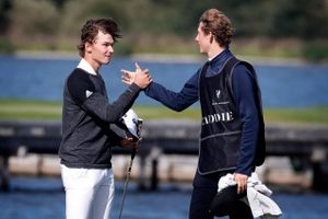 20-årige Nicolai Højgaard er klart bedste dansker i golfturneringen Italian Open. 