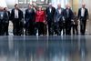 Forbundskansler Angela Merkel forhandlede tirsdag 17 timer med SPD, inden aftalen var på plads..