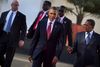 Barack Obama på besøg hos Tanzanias præsident Jakaya Kikwete.