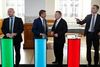 Fra dag ét i den nye regerings liv er de fire borgerlige partier – som her ses under en af tv-debatterne under valgkampen – røget i strid med hinanden om topskatten. Liberal Alliance mener, at Venstre har foretaget et positivt holdnings skifte, mens De Konservative beskylder Venstre for at svigte boligejerne. Foto: Jens Dresling