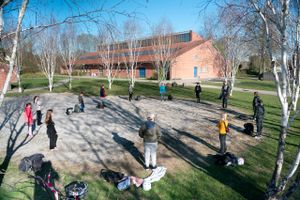 Skolerne er åbnet igen for de yngste klasser, som dermed er blevet frontløberne i genåbningen af det danske samfund. Foto: Keld Navntoft/Scanpix