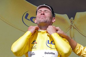 Mark Cavendish har især udmærket sig i Tour de France, hvor han nappede 30 etapesejre, ligesom han har kørt rundt i både den grønne og gule trøje. Foto: Christophe Ena/AP