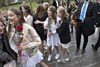 Til private arrangementer som eksempelvis konfirmationer bør gæsterne holde en mesters afstand, anbefaler Sundhedsstyrelsen. Arkivfoto: Jens Nørgaard Larsen/Ritzau Scanpix