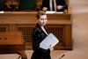 Statsminister Mette Frederiksen var onsdag kaldt til hasteforespørgselsdebat i Folketinget om håndteringen af coronaepidemien. Debatten var indkaldt af Dansk Folkeparti, Venstre og De Konservative. Foto: Liselotte Sabroe/Scanpix 2020)