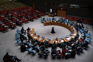  De fem permanente medlemmer af FN's Sikkerhedsråd kan hver især blokere for beslutninger, men det bør laves om, mener Ole Olsen. Arkivfoto: David Dee Delgado  