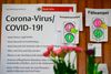 Picture taken on May 19, 2020 shows a note for classification of corona cases at a special department of the health office for containment scouts in Cologne, western Germany, amid the novel coronavirus COVID-19 pandemic. - A team of medical students pressed into service by Cologne's public health office are scrambling to cut off potential new chains of coronavirus infections by endlessly repeating the same questions. (Photo by Ina FASSBENDER / AFP)