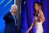Bill Clinton eller Melania Trump? Flere regner med, at amerikanske komikere og talkshow-værter for travlt med at finde på vittigheder, når en af de to rykker ind som førstemand- eller dame i Det Hvide Hus. Foto/Collage: Carolyn Kaster/Patrick Semansky/AP