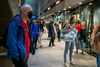 Myldretrafik i en coronatid på Nørreport Metrostation. Foto: Stine Bidstrup