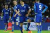 Der var skuffelse at spore hos Leicester-spillerne efter 2-2 mod West Bromwich tirsdag aften, Men Tottenham forspildte onsdag aften chancen for at spille sig til tops i Premier League med nederlaget på 0-1 ti West Ham. Foto: Rui Vieira/AP