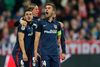 Atletico Madrid-spillere fejrer scoringen mod Bayern München.