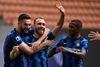 Christian Eriksen kom på måltavlen i sæsonens sidste Serie A-kamp, hvor de italienske mestre fra Inter smadrede Udinese med 5-1. Foto: Miguel Medina/Ritzau Scanpix