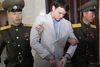 22-årige Otto Warmbier blev idømt 15 års hårdt strafarbejde for at have stjålet politisk propagandamateriale. Foto: AP/Jon Chol Jin