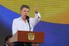 Colombias præsident Juan Manuel Santos vil fortsætte dialogen med Farc. Foto: Fernando Vergara/AP