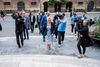 Fhv. udlændingeminister Inger Støjberg var fredag til indledende retsmøde i Rigsretten i Landstingssalen på Christiansborg. Foto: Martin Sylvest/Ritzau Scanpix