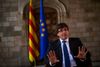 Den spanske regering havde givet Cataloniens leder, Carles Puigdemont, en deadline frem til torsdag klokken ti. Foto: Emilio Morenatti/AP
