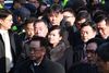 Med i delegationen er sangeren Hyon Song-wol, der er frontfigur i en populær pigegruppe. Hun leder de artister, der skal optræde under vinter-OL. Foto: Han Jong-chan/AP