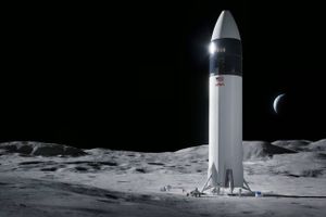 SpaceX er udvalgt til at bygge et rumfartøj, der skal bringe astronauter til Månen for første gang siden 1972.