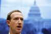 Mark Zuckerberg under høring i Repræsentanternes Hus onsdag. Foto: Ritzau Scanpix/AARON P. BERNSTEIN