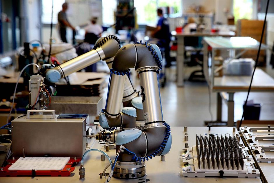Automatiseringen med bl.a. robotter i produktionen kan vende op og ned på verden i de næste årtier. Arkivfoto: Finn Frandsen/Polfoto