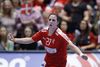 Louise Burgaard har tidligere braget igennem for det danske landshold. Arkivfoto: Jens Dresling/Polfoto