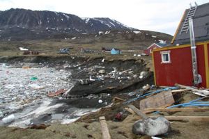 Røde Kors har indsamlet mere end 200.000 kr. på det første døgn til fordel for ofrene oversvømmelserne i bygden Nuugaatsiaq.  Polfoto