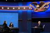 Der var spænding om debatten mellem vicepræsident Mike Pence og Kamala Harris, men efter 90 minutters relativt velopdragen diskussion havde ingen af dem et klart overtag. Foto: Robyn Beck/AFP