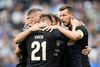 Kamil Wilczek (Brøndby - 20) scorer et yderst tvivlsomt mål. Superliga Fodbold Odense Boldklub mod Brøndby IF. Nature Energy Park. Lørdag den den 25 maj 2019.. (Foto: Claus Fisker/Ritzau Scanpix)