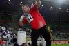 Den pensionerede danske kuglestøder Joachim B. Olsen vil få vekslet sin bronzemedalje fra VM i indendørsatletik i 2006 til en sølvmedalje. Foto: Arkivfoto