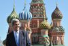 Udenrigsminister John Kerry, her sidste år på Den Røde Plads i Moskva, har et godt forhold til sin russiske kollega, Sergej Lavrov. Arkivfoto: Mladen Antonov/AP