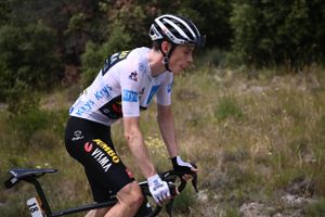 Jonas Vingegaard var den første, der lykkedes med at knække Tadej Pogacar i årets Tour de France, da danskeren angreb på Mont Ventoux. (Photo by Anne-Christine POUJOULAT / AFP)  
