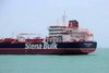 Stena Impero blev fredag opbragt af Iran. Foto: TASNIM NEWS / AFP)