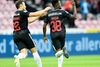 Både Erik Sviatchenko og Frank Onyeka fra FC Midtjylland har erobret en plads på forårets hold. Foto: Jens Nørgaard Larsen/Ritzau Scanpix