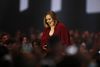 Adele hyldede Hillary clinton til koncert i USA. Arkivfoto: Joel Ryan
