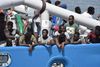 Over 93.000 migranter og flygtninge er kommet til Europa i år via ruten fra Libyen til Italien. En højrenationalistisk aktivistgruppe er i færd med at sejle et skib til Sicilien for overvåge ngo’ernes arbejde og sikre sig, at færre flygtninge og migranter når dertil. Arkivfoto: Orietta Scardino/AP