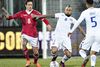 Arturo Vidal (i midten) var et smut forbi Aalborg, da Danmark og Chile spillede en testkamp i marts 2018. Foto: Henning Bagger/Ritzau Scanpix