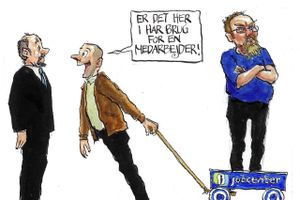 På jobcentre landet over findes masser af eksempler på, hvordan man faktisk løser de opgaver i hverdagen. Eksempler, som har vanskeligere ved at finde vej til offentligheden end kritikken, der dyrker de marginaler og undtagelser, som lovgivningen også skaber, skriver Eik Møller og Willy Feddersen. Arkivtegning: Rasmus Sand Høyer