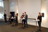 Pressebriefingen om coronavirus blev afholdt i Eigtveds Pakhus i København. Fra mandag den 9. marts vil flere myndigheder dagligt give en status på situationen i Danmark. Foto: Keld Navntoft/Scanpix 2020